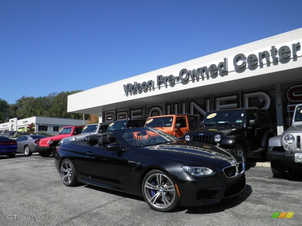 2013 M6 Convertible - Black Sapphire Metallic / Black photo #29