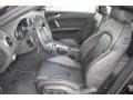2012 Audi TT Black/Spectra Silver Interior Front Seat Photo