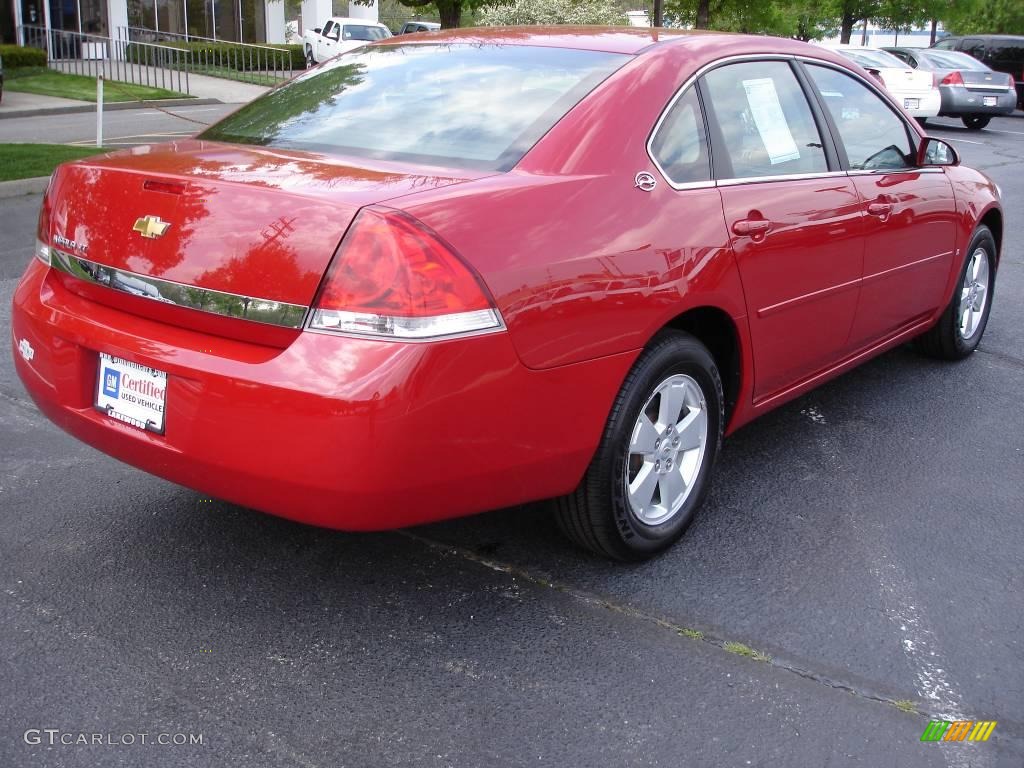 2008 Impala LT - Precision Red / Ebony Black photo #4