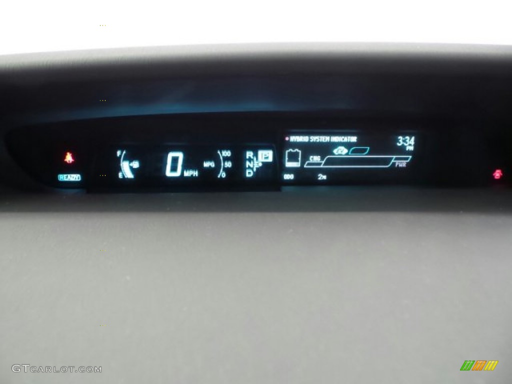 2015 Prius Three Hybrid - Nautical Blue Metallic / Misty Gray photo #8
