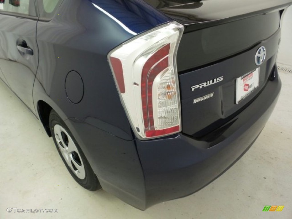 2015 Prius Three Hybrid - Nautical Blue Metallic / Misty Gray photo #12