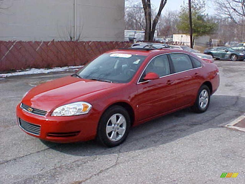 2008 Impala LT - Precision Red / Ebony Black photo #1