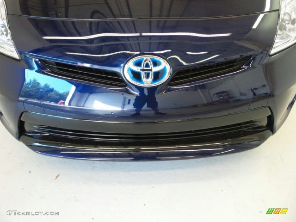 2015 Prius Three Hybrid - Nautical Blue Metallic / Misty Gray photo #15