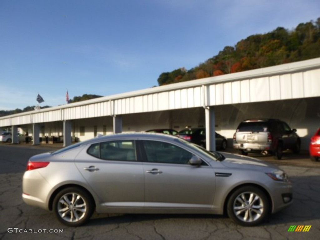 2013 Optima EX - Satin Metal Metallic / Beige photo #1