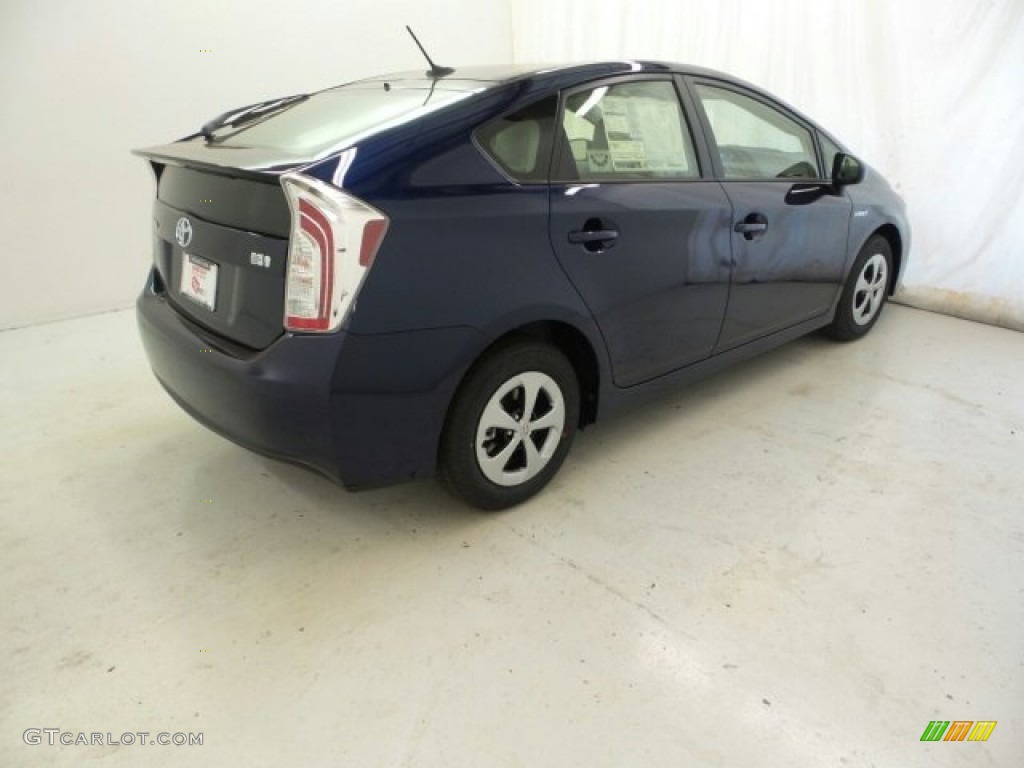 2015 Prius Three Hybrid - Nautical Blue Metallic / Misty Gray photo #19