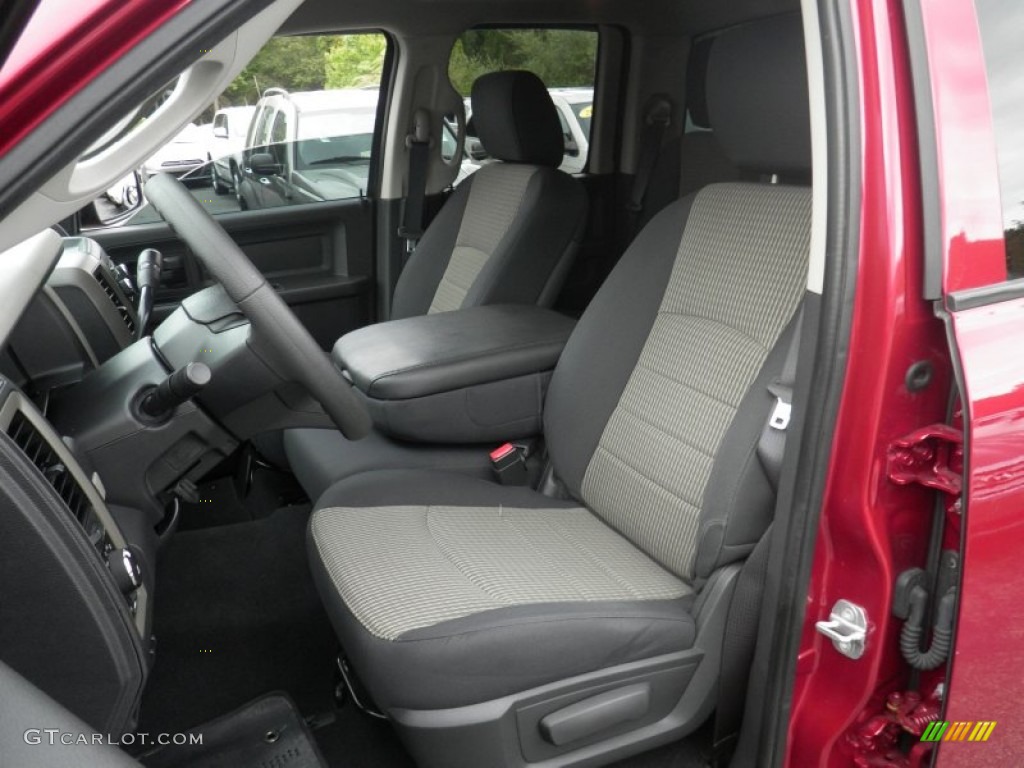 2012 Ram 1500 ST Quad Cab 4x4 - Deep Cherry Red Crystal Pearl / Dark Slate Gray/Medium Graystone photo #14