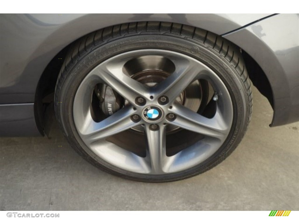 2008 1 Series 135i Convertible - Sparkling Graphite Metallic / Grey photo #22