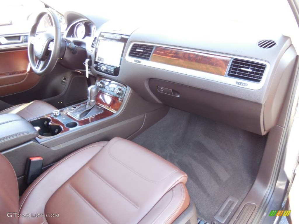 2012 Touareg TDI Executive 4XMotion - Galapagos Metallic / Saddle Brown photo #12