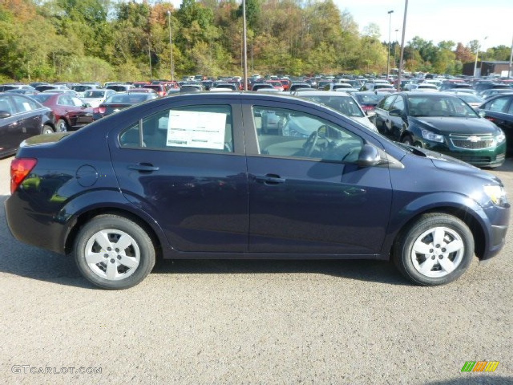 Blue Velvet Metallic 2015 Chevrolet Sonic LS Sedan Exterior Photo #98075574