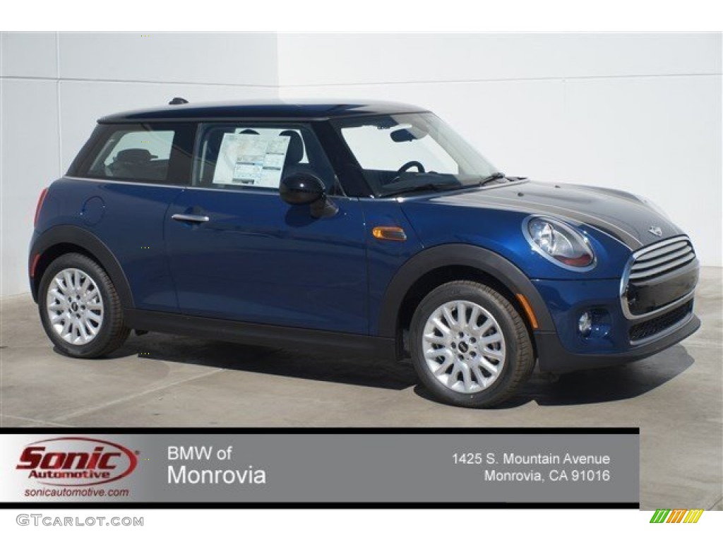 2015 Cooper Hardtop 2 Door - Deep Blue Metallic / Carbon Black photo #1