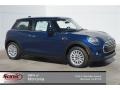 2015 Deep Blue Metallic Mini Cooper Hardtop 2 Door  photo #1