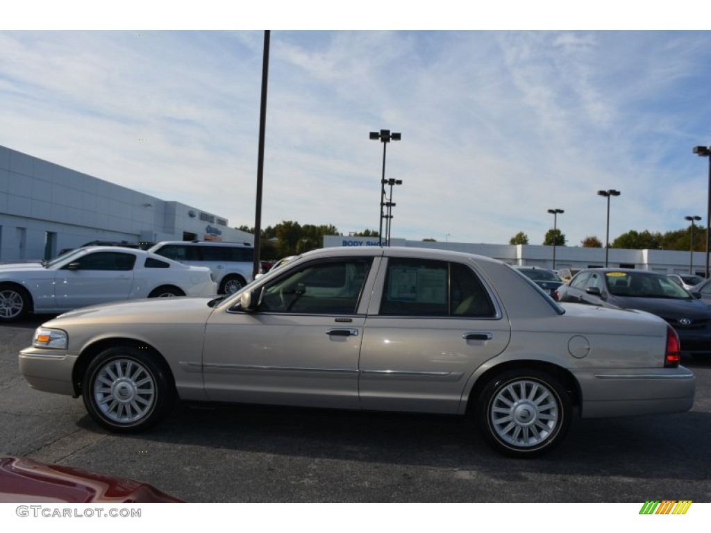 2008 Grand Marquis LS - Silver Birch Metallic / Light Camel photo #6