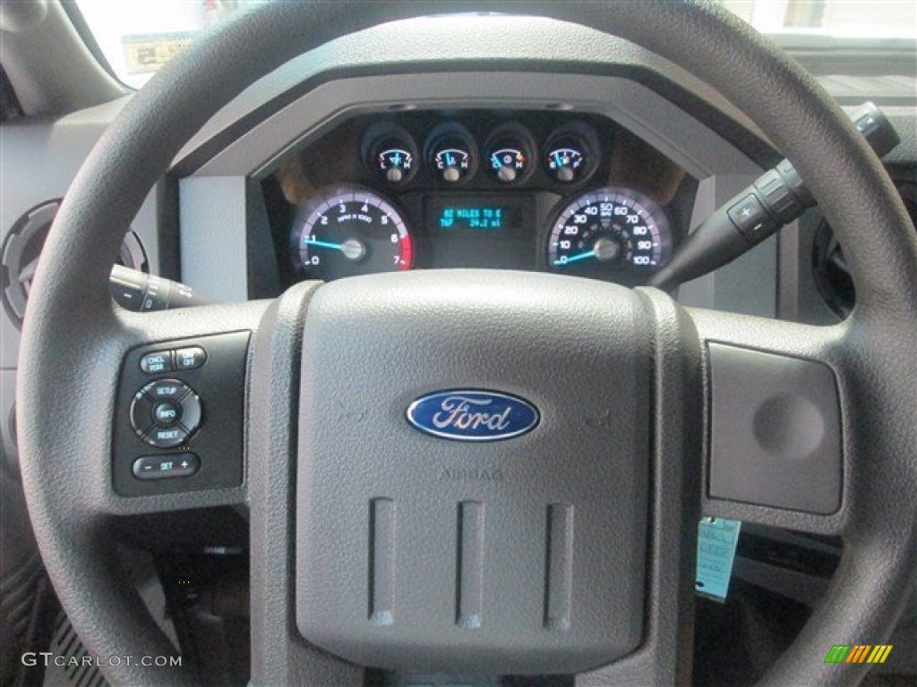 2015 F250 Super Duty XL Super Cab - Oxford White / Steel photo #19