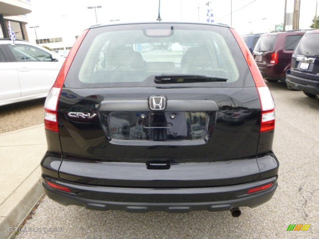 2010 CR-V LX - Crystal Black Pearl / Ivory photo #8