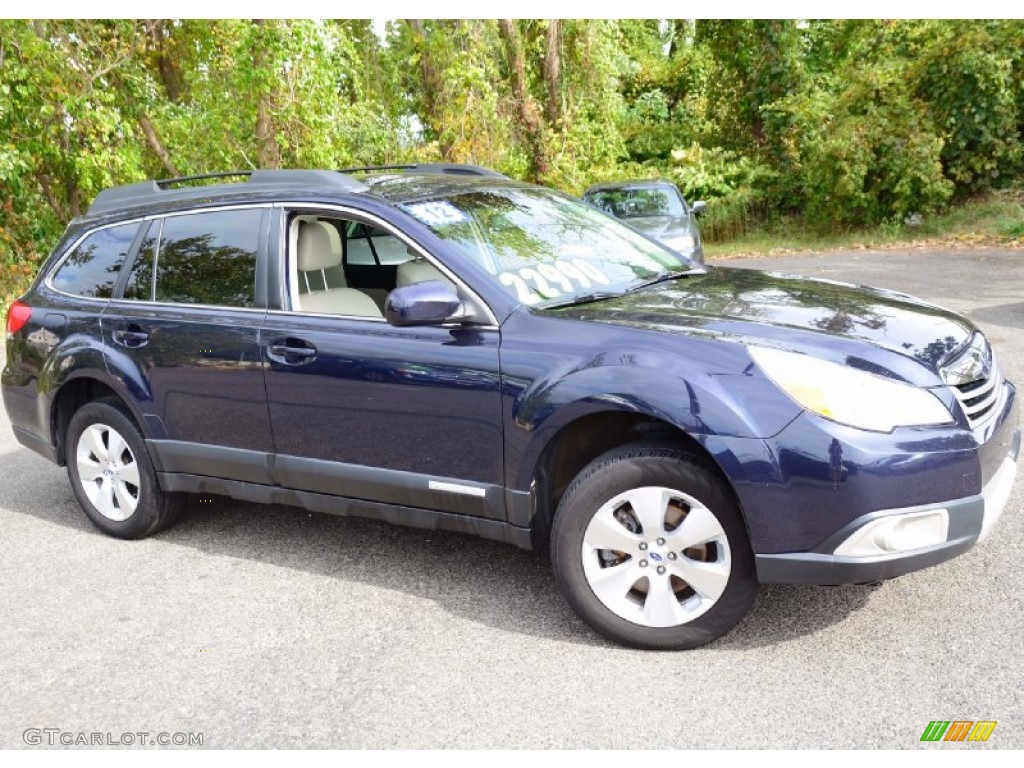 Deep Indigo Pearl 2012 Subaru Outback 3.6R Limited Exterior Photo #98082256