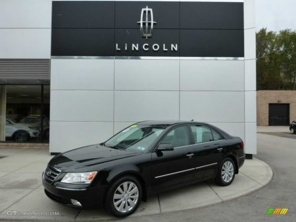 2009 Ebony Black Hyundai Sonata Limited V6 98053512