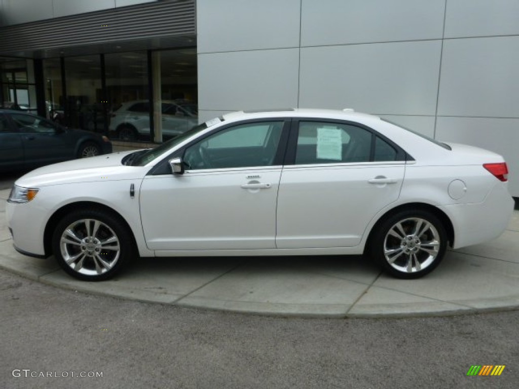 2012 MKZ AWD - White Platinum Metallic Tri-Coat / Dark Charcoal photo #2