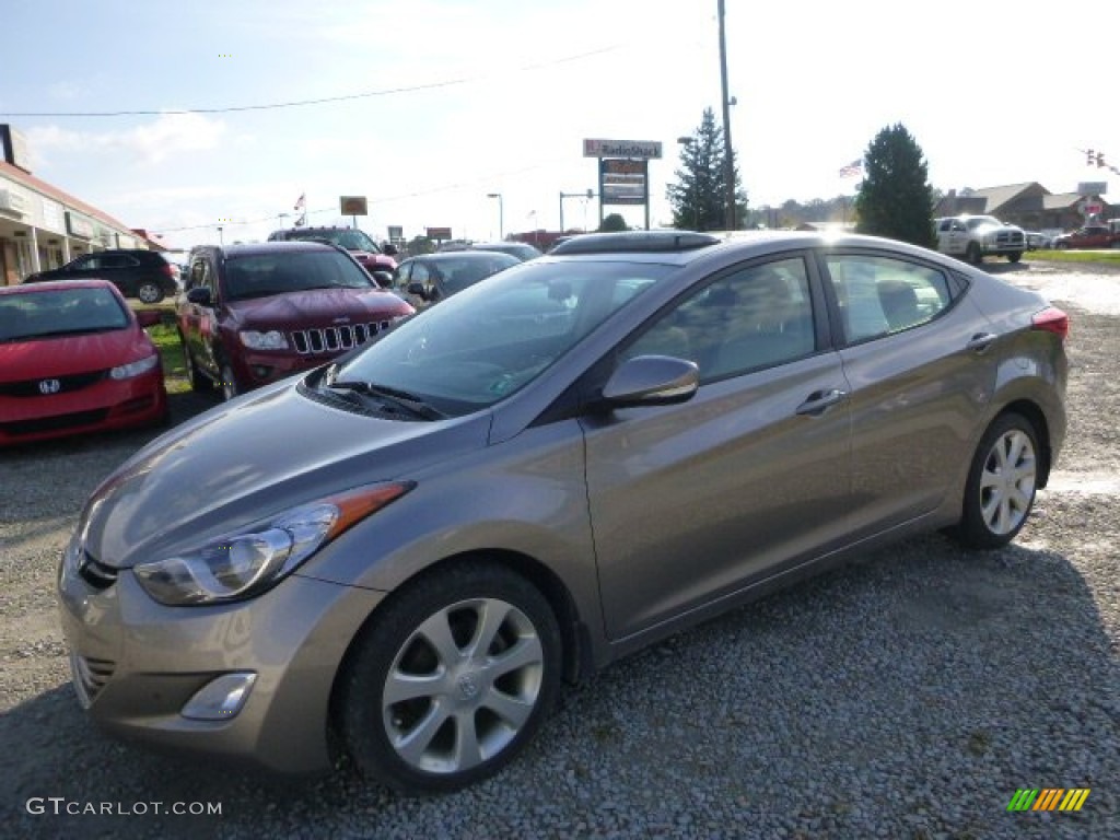 2012 Elantra Limited - Desert Bronze / Beige photo #1