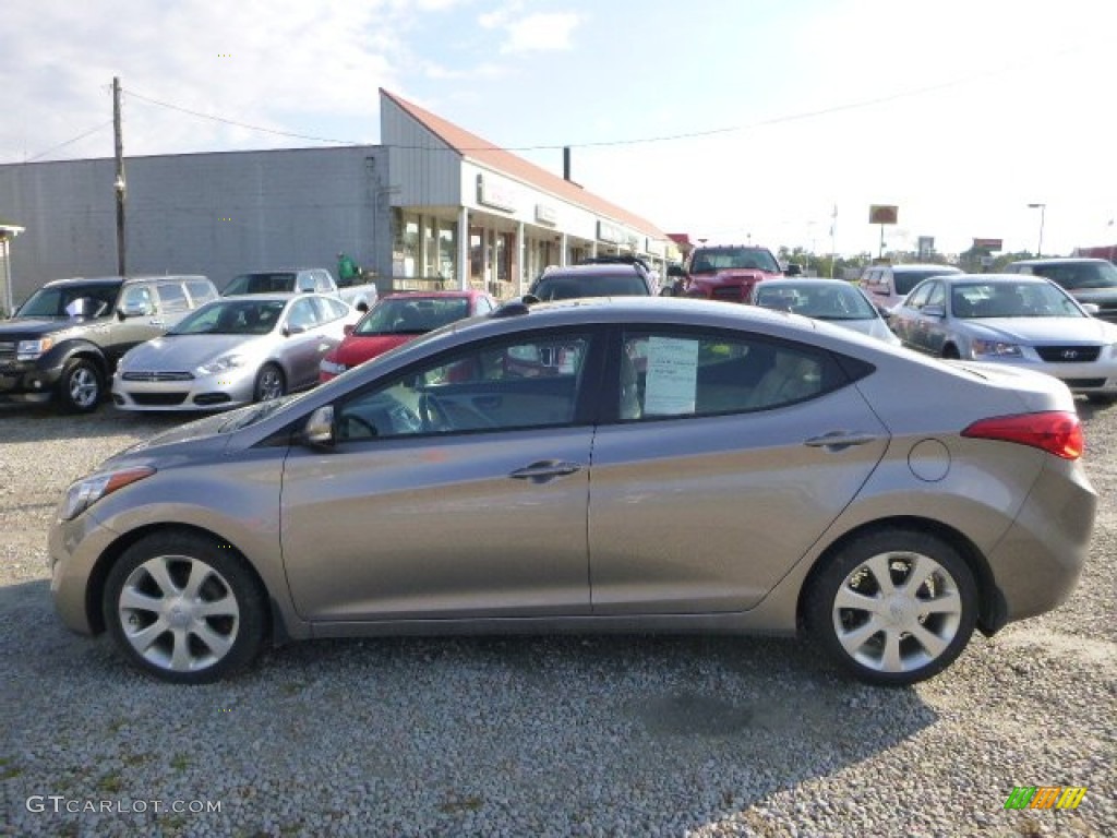 2012 Elantra Limited - Desert Bronze / Beige photo #2