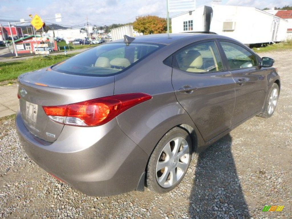 2012 Elantra Limited - Desert Bronze / Beige photo #4