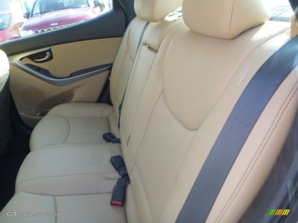 2012 Elantra Limited - Desert Bronze / Beige photo #10