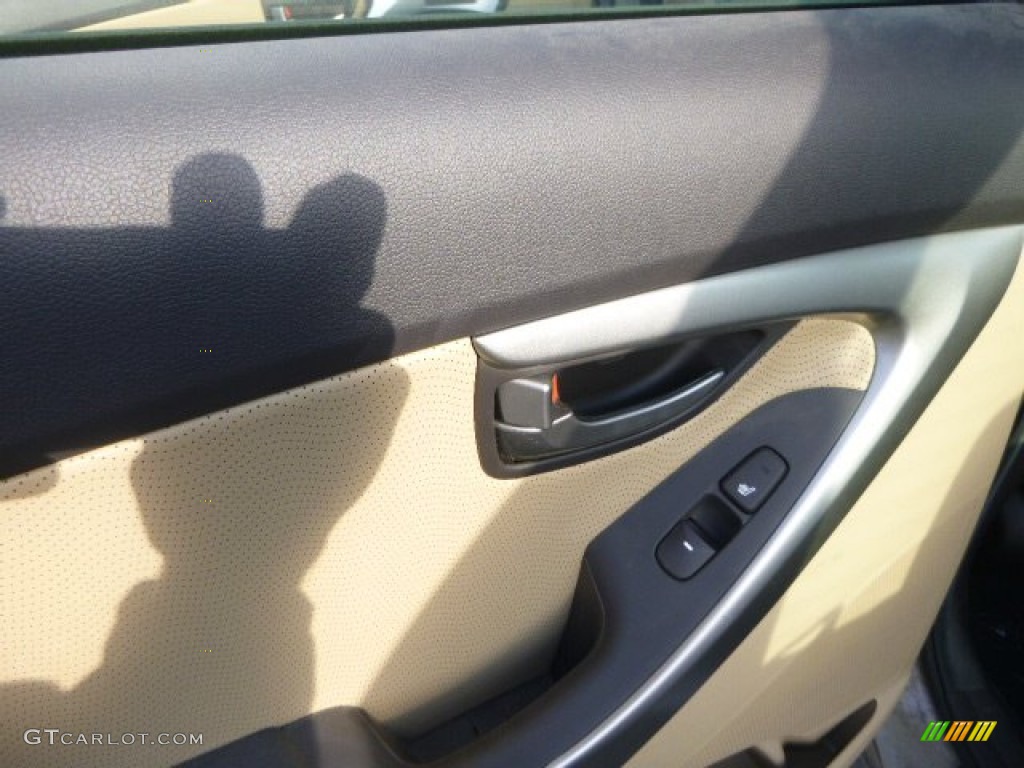 2012 Elantra Limited - Desert Bronze / Beige photo #12