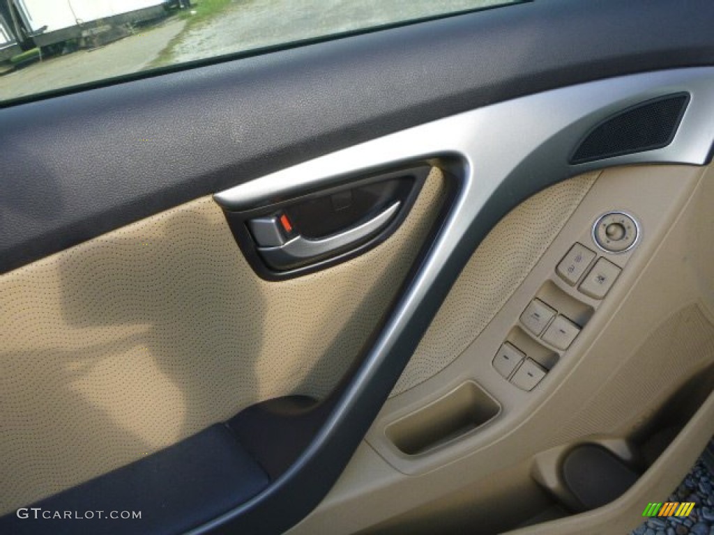 2012 Elantra Limited - Desert Bronze / Beige photo #13
