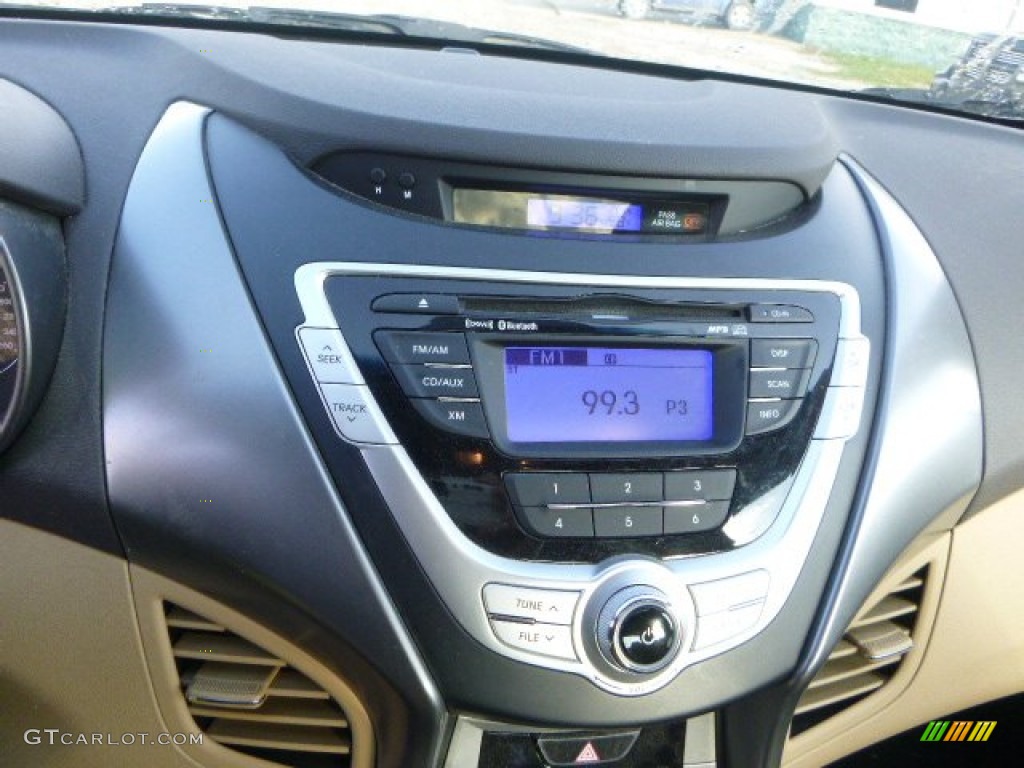 2012 Elantra Limited - Desert Bronze / Beige photo #16