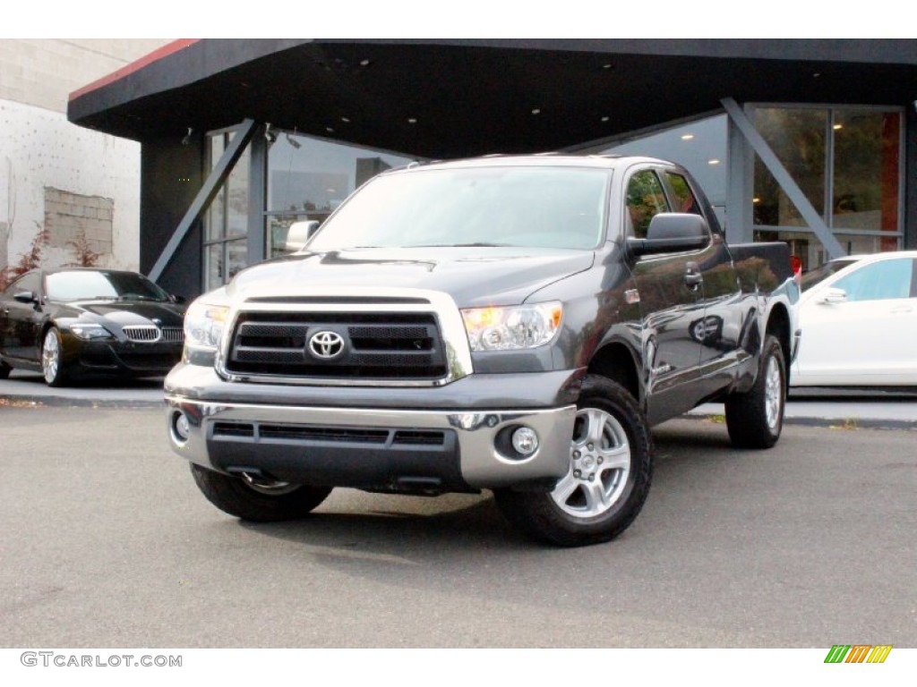 2012 Tundra SR5 Double Cab 4x4 - Magnetic Gray Metallic / Black photo #3