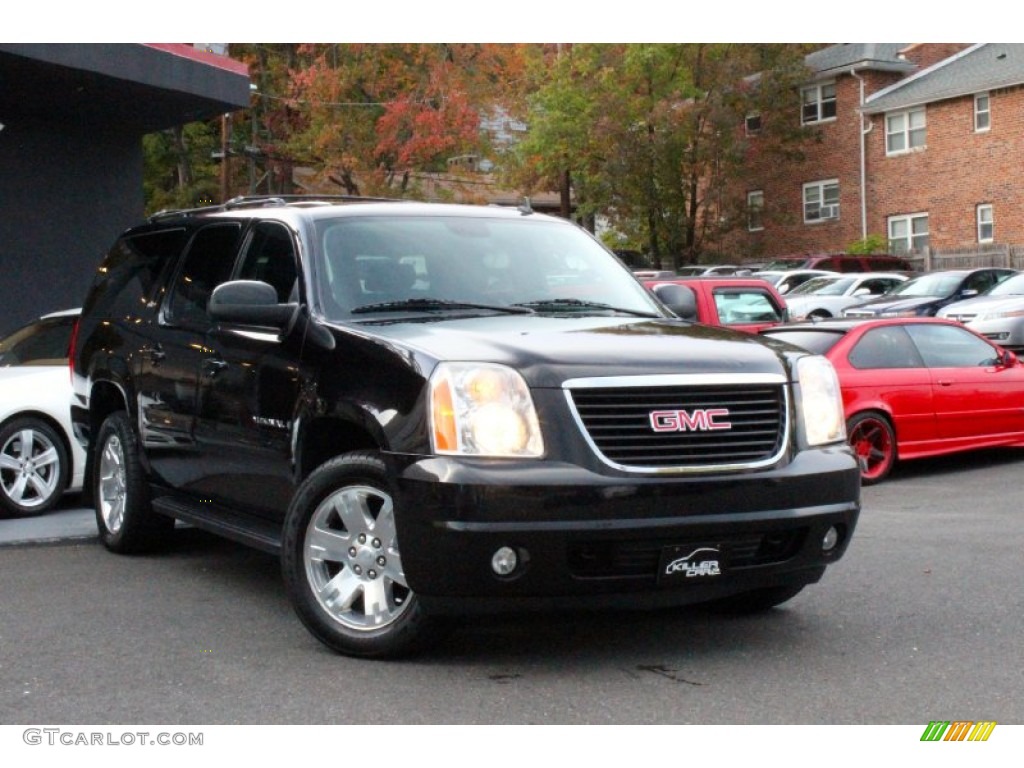 2008 Yukon XL SLT 4x4 - Onyx Black / Ebony photo #1