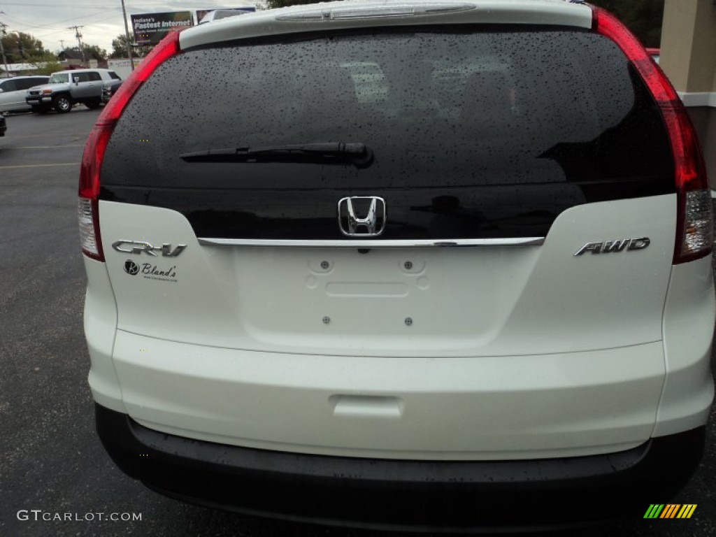 2012 CR-V EX-L 4WD - White Diamond Pearl / Beige photo #29