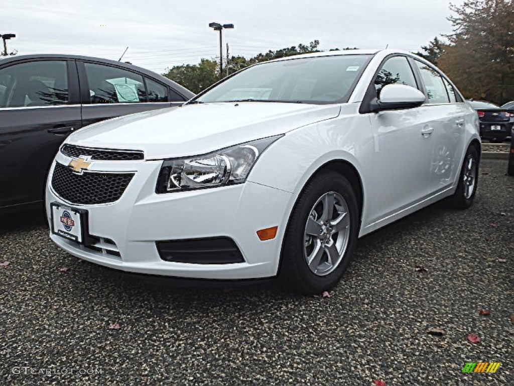 2014 Cruze LT - Summit White / Jet Black/Sport Red photo #1