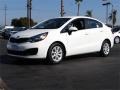 2015 Clear White Kia Rio 5-Door LX  photo #6