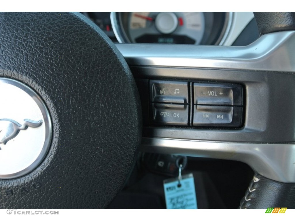 2011 Mustang V6 Premium Coupe - Performance White / Saddle photo #16