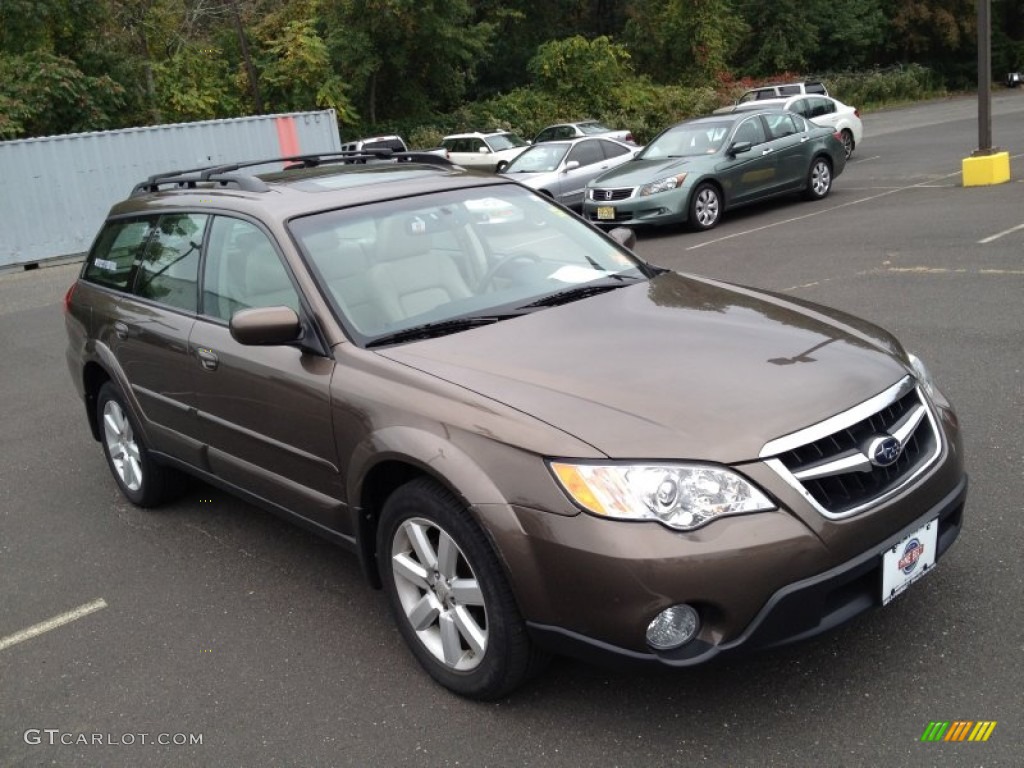 2008 Outback 2.5i Limited Wagon - Deep Bronze Metallic / Warm Ivory photo #3