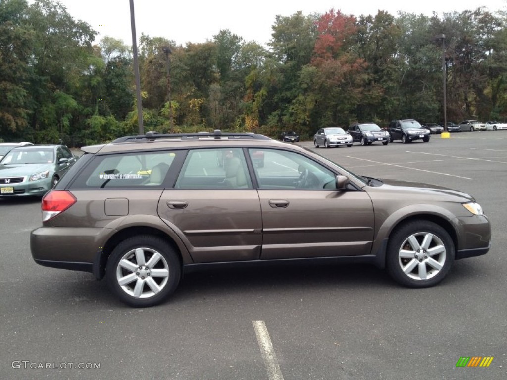 2008 Outback 2.5i Limited Wagon - Deep Bronze Metallic / Warm Ivory photo #5