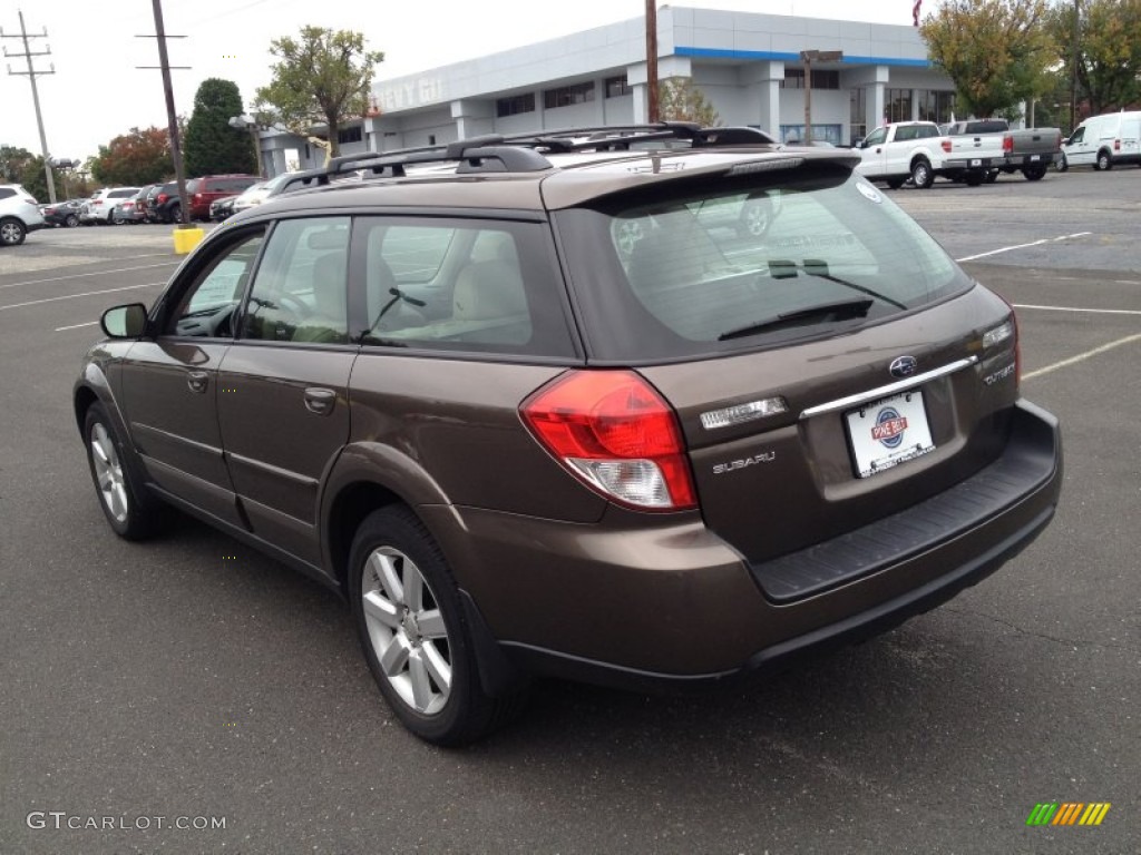 2008 Outback 2.5i Limited Wagon - Deep Bronze Metallic / Warm Ivory photo #11