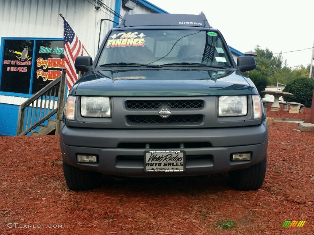 2000 Xterra XE V6 4x4 - Alpine Green Metallic / Dusk photo #1