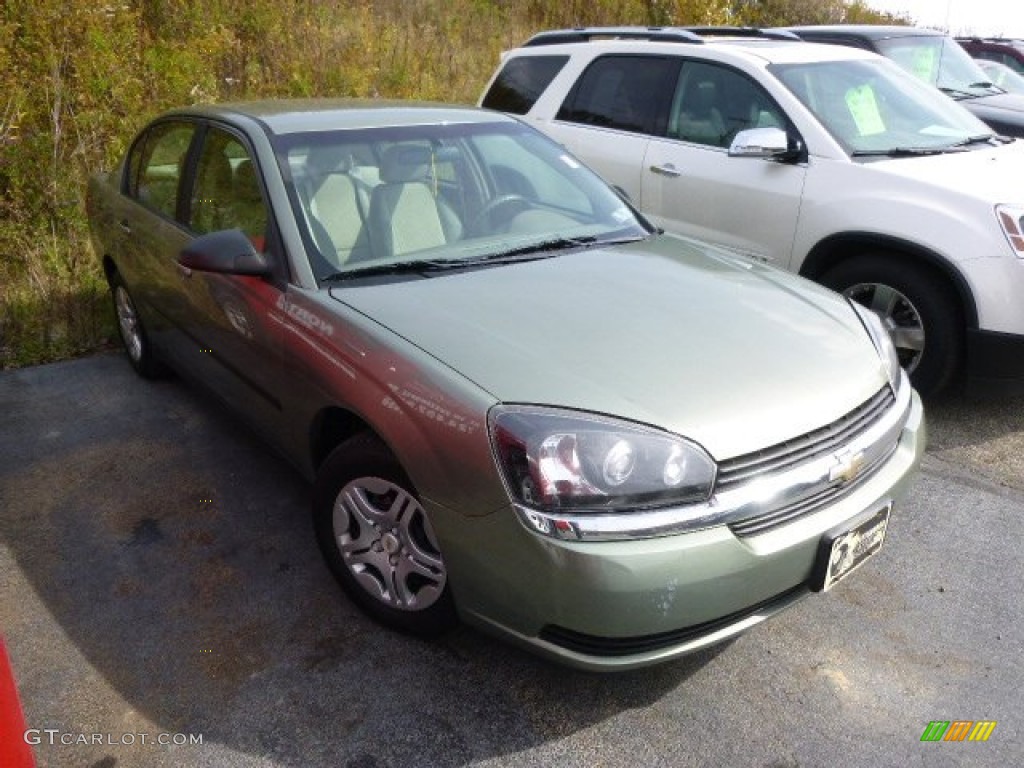 Silver Green Metallic 2004 Chevrolet Malibu Sedan Exterior Photo #98098037