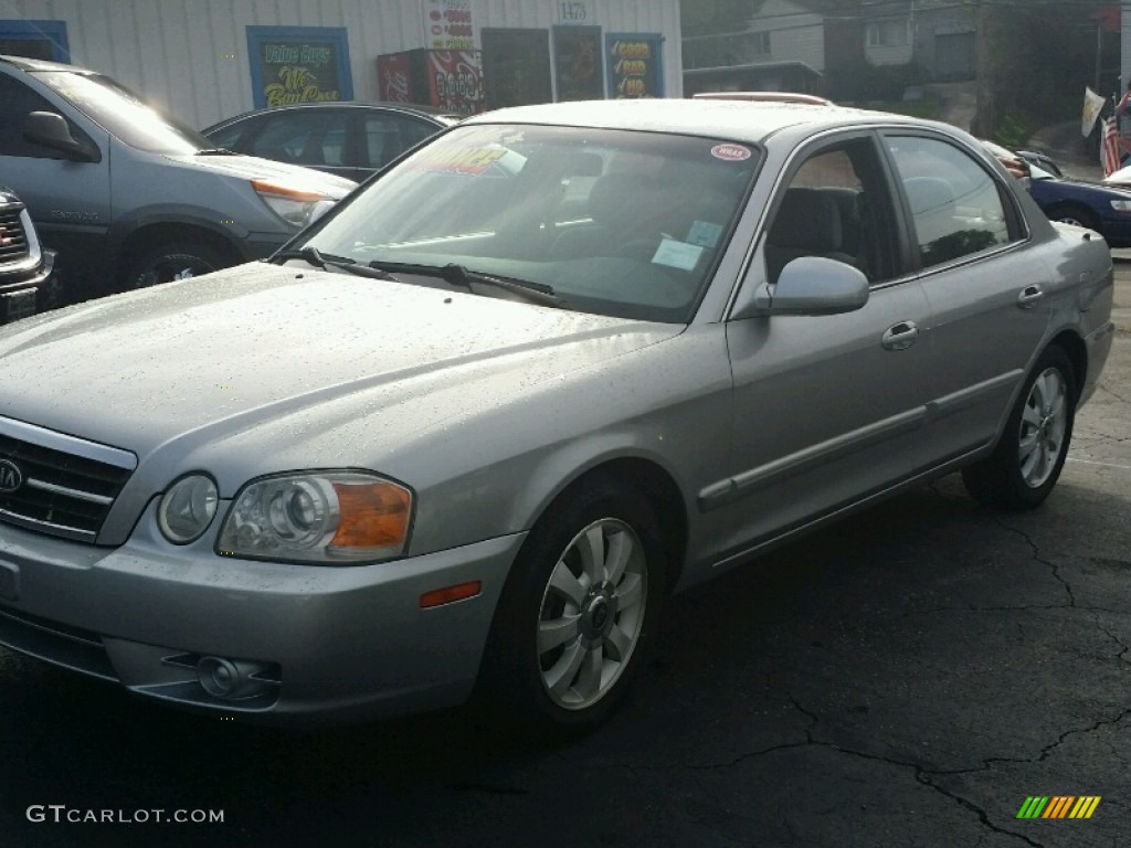 2004 Optima EX V6 - Diamond Silver / Beige photo #2