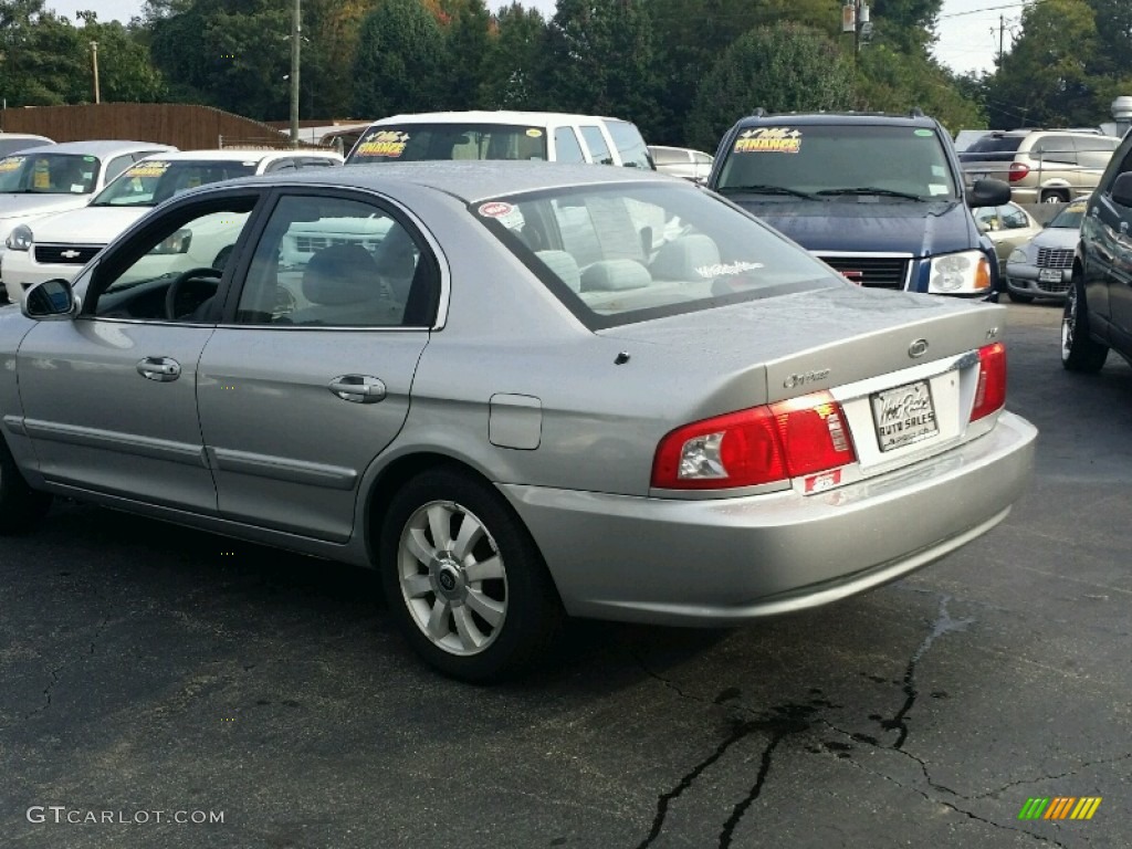 2004 Optima EX V6 - Diamond Silver / Beige photo #4