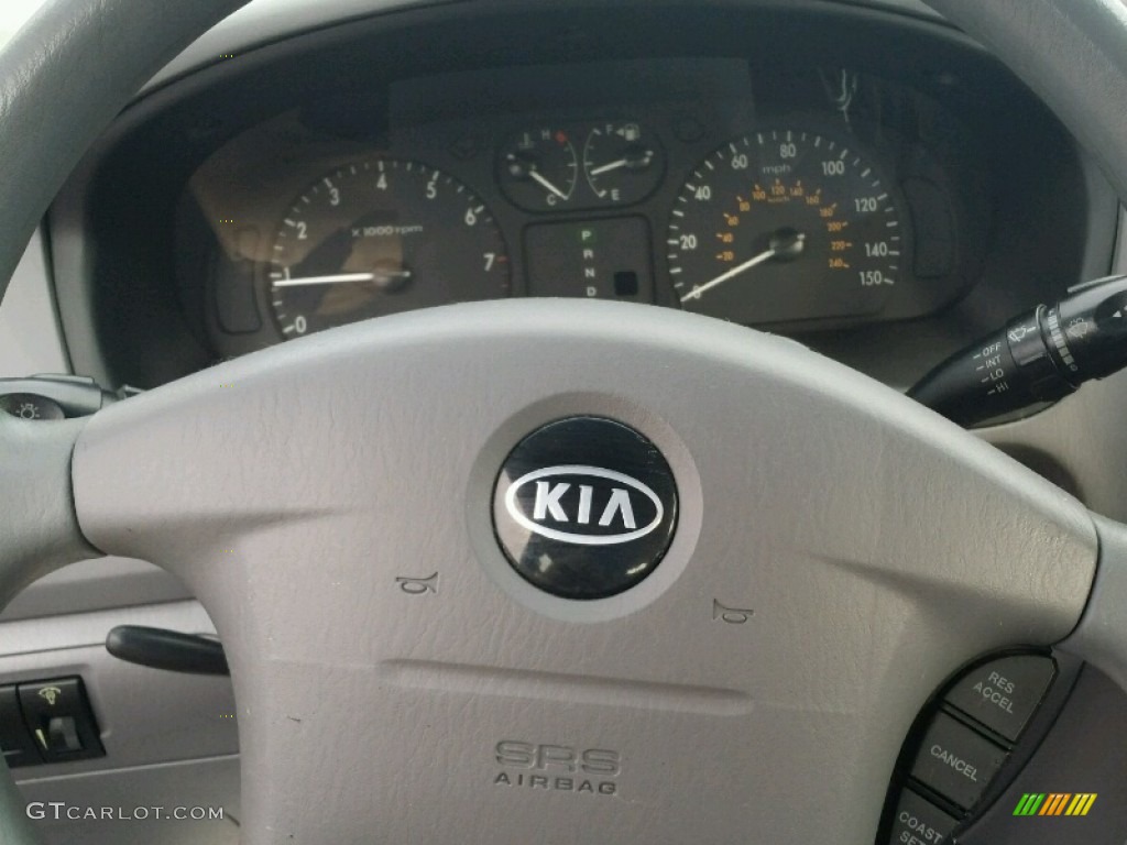 2004 Optima EX V6 - Diamond Silver / Beige photo #13