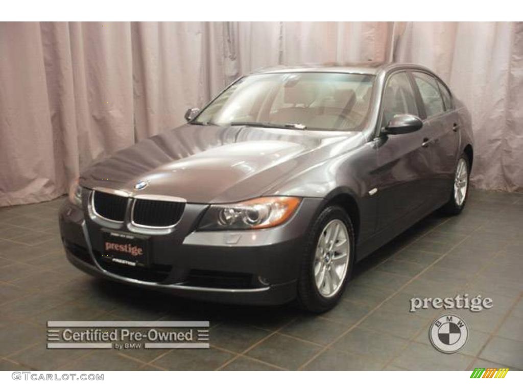 2006 3 Series 325xi Sedan - Sparkling Graphite Metallic / Grey photo #1