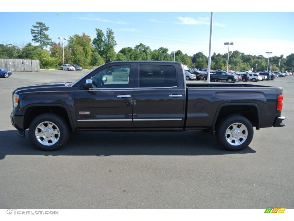 Iridium Metallic 2015 GMC Sierra 1500 SLT Crew Cab 4x4 Exterior Photo #98103812