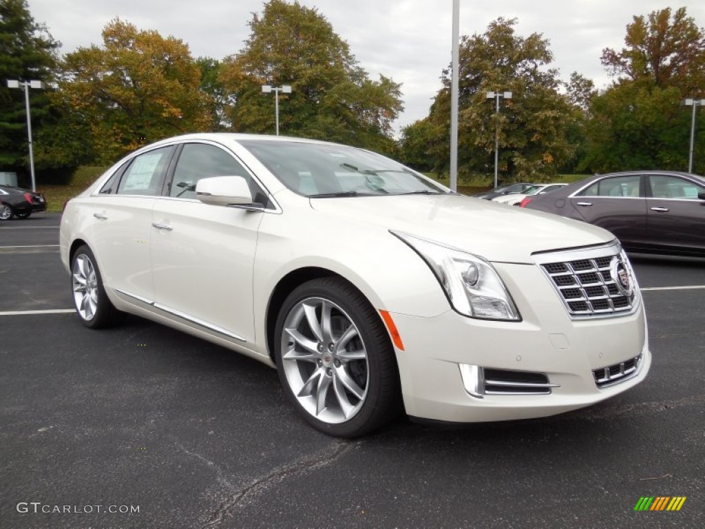 White Diamond Tricoat 2015 Cadillac XTS Premium AWD Sedan Exterior Photo #98105444