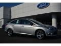 2014 Ingot Silver Ford Focus Titanium Sedan  photo #1