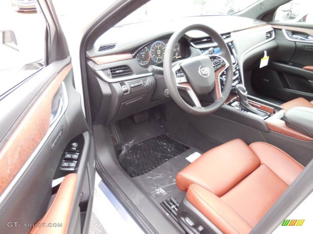 Kona Brown/Jet Black Interior 2015 Cadillac XTS Premium AWD Sedan Photo #98105546