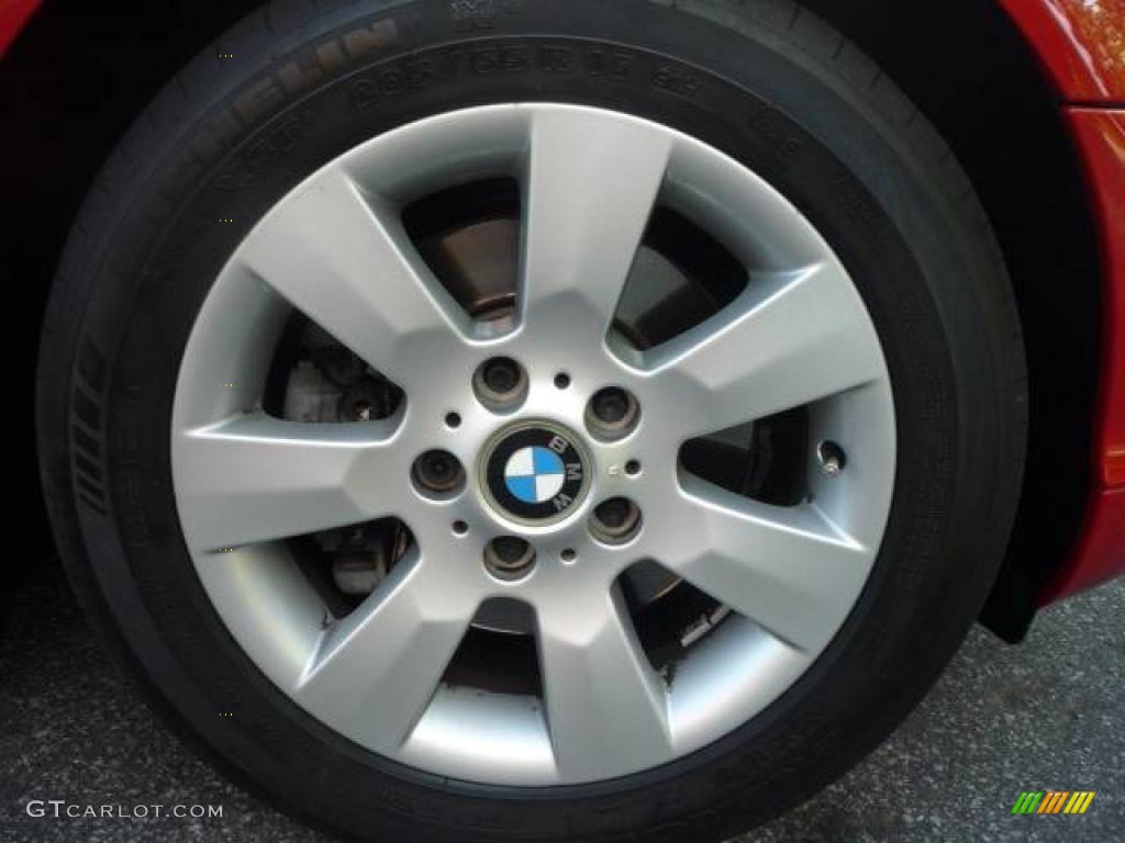 2006 3 Series 325i Convertible - Electric Red / Sand photo #17