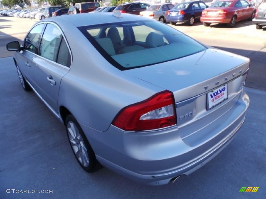 2015 S80 T6 AWD - Bright Silver Metallic / Soft Beige photo #4