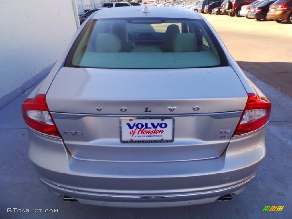 2015 S80 T6 AWD - Bright Silver Metallic / Soft Beige photo #5